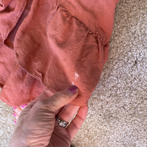 Linen cross over skirt dress - Picture 4 of 7